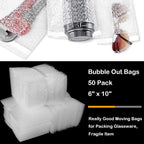 10-30Pcs Transparent Plastic Bubble Envelopes Bag Waterproof Adhesive Self Seal Packing Bag Mailers Shipping Envelope Storage