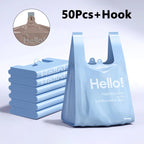 100Pcs Handheld Garbage Bag Disposable Trash Pouch Shopping Bag Kitchen Storage Garbage Bags Cleaning Waste Bag Plastic Bag