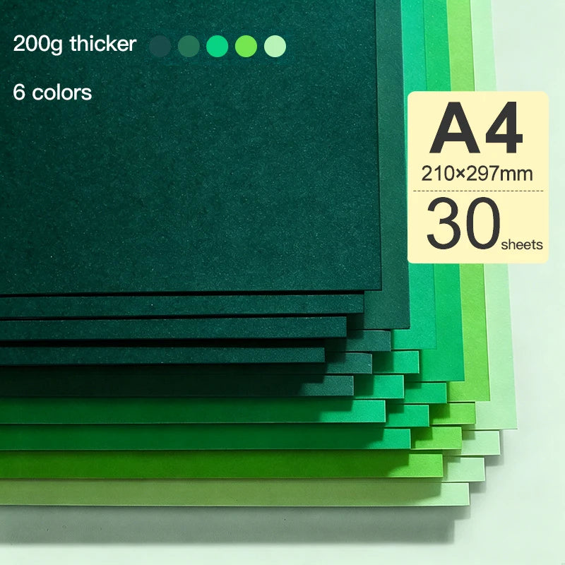 8K/16K/A4 Colored Cardstock Thick Paper 180/200/230 GSM Card Stock Colorful Paper for Card Making Scrapbook&Handmade DIY Crafts