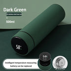 Smart Digital Water Bottle Keeps Cold And Heat Thermal Bottle Stainless Steel Thermos For Baby Children Kids Terms