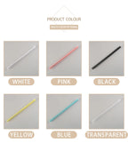 10Pcs A4/B5 Soft Plastic Loop Wire Binding Rings for Loose-Leaf Notebooks Spiral Coil Binding Strips Fastener Rings