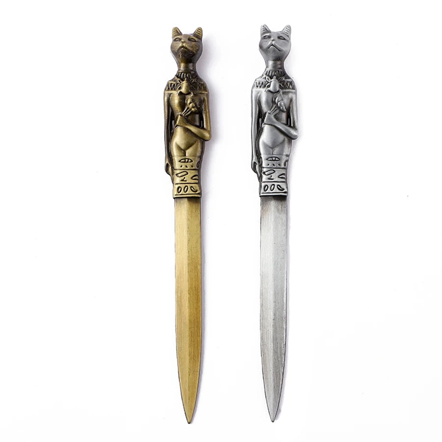 1pc Ancient Egyptian Classical Letter Opening Knife Paper Cutting Envelope Paper Cutting Cutter Box Opening Knife, Letter Openin