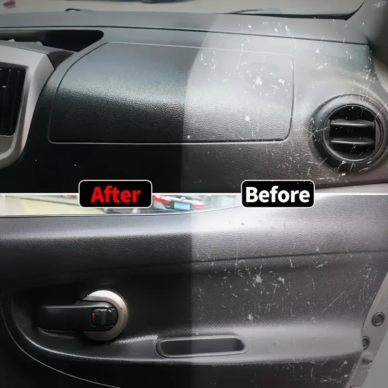 Car Button Paint Repair Pen | Black Touch-Up | Fix Interior/Steering Wheel/Dashboard Scratches | Leather Seat Color Matching