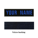 10x2.5cm Embroidery Custom Name Patch Stripes Badge Iron On Or Sew On Or  Patches Clothes