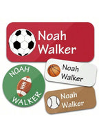Custom Name Stickers 130 Pieces - Waterproof Personalized Adhesive Labels for Clothing