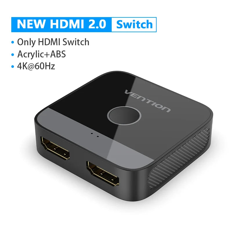 Vention 8K HDMI Splitter 4K144Hz 2 In 1 Out for TV Xiaomi Xbox SeriesX PS5 HDMI Cable Monitor Projector HDMI 2.1 Switch Switcher