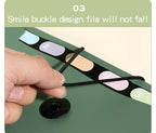 A4 File Folder Storage Bag 5/8/13 Layers Desktop Organizer for Test Papers School Stationery Office Supplies