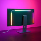 LED Gaming Strip Light Computer Monitor Backlight RGBIC LED Strip Light 24-34 Inch Screen USB Gaming Room Atmosphere Decor Lamp