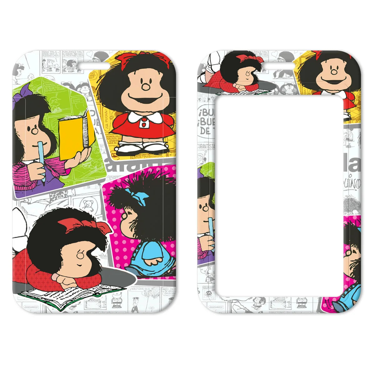 Cartoon Girl Credential Holder Cute Lanyards for Key Neck Strap For Card Badge Gym Keychain Keyring Accessories Gifts