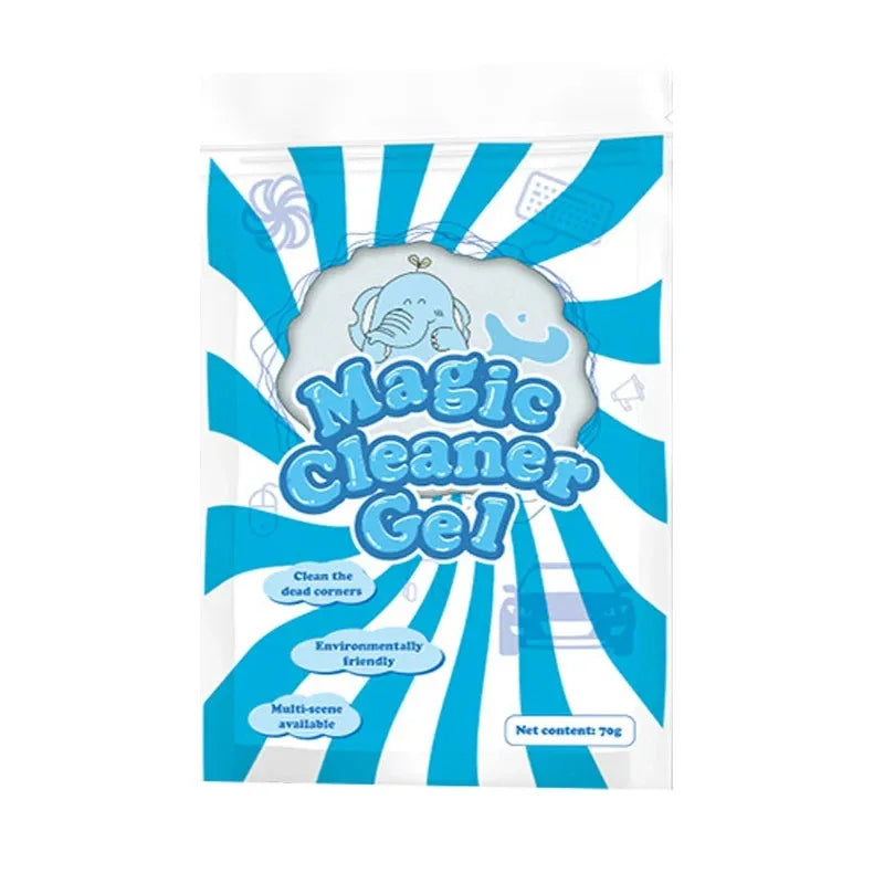 Car Cleaning Gel - Magic Dust Remover for Auto Interior & Keyboard, Reusable Slime Mud for Detailing Tools （blue/pink）
