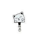 Cartoon Panda Cat Dog 360 Rotatable Metal Phone Tether Tab Patch Gasket Cellphone Lanyard Hanging Rope Safety Connecter Piece