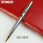STONEGO Fashion Wallet Pen Short Paragraph Gift Travel Pocket Pen Mini Pocket Short Clip Metal RollerBall Pen Travel Pocket Pen