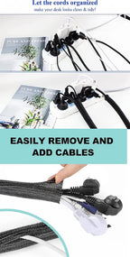 1m 3m 5m Braided Cable Sleeve Pet Nylon Wrapping Case Cover for Desk PC TV Wire Protector Cable Management Wrap