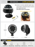 High Precision LED Light Pivoting Compass Navigation Electronic Compass For Marine Boat Car