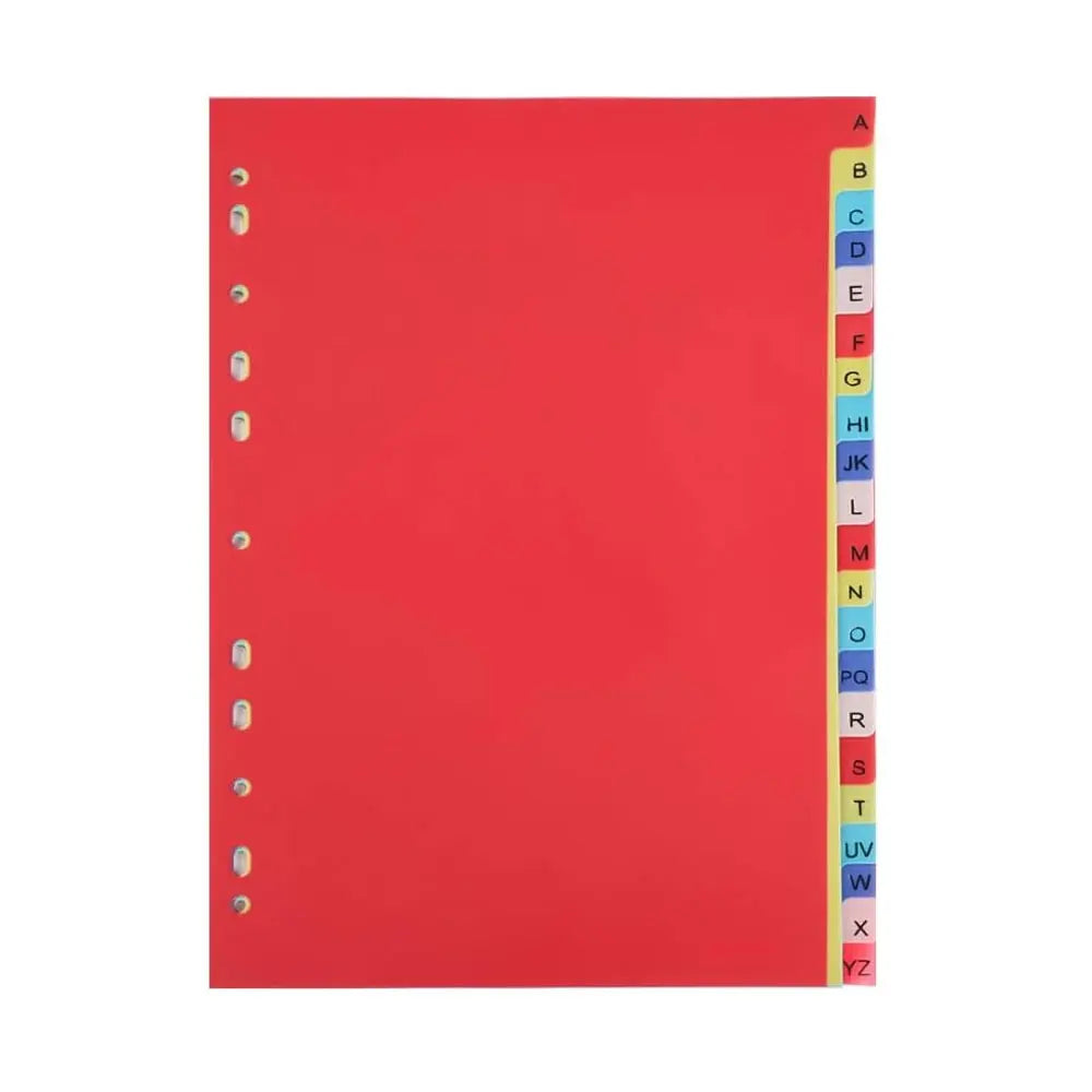 10/21 PCS Binder Dividers, Number 1-10, Letter A-YZ Label Notebook Dividers, Suitable for 2/3/4/11 Ring Binders.