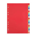 10/21 PCS Binder Dividers, Number 1-10, Letter A-YZ Label Notebook Dividers, Suitable for 2/3/4/11 Ring Binders.