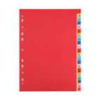 10/21 PCS Binder Dividers, Number 1-10, Letter A-YZ Label Notebook Dividers, Suitable for 2/3/4/11 Ring Binders.