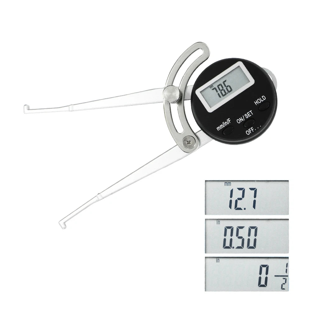 SHANHR Digital Inside Outside Caliper Gauge Fraction/mm/in Inside Digital Caliper Gauge For Woodworking