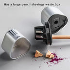 Faber-Castell Grip Trio 3-in-1 Artist Pencil Sharpener, Manual Handheld Sharpener for Colored Pencil, Jumbo and Graphite Pencils