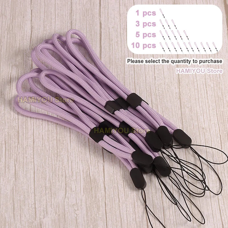 Red Adjustable Mobile Phone Strap / Color Wrist Lanyard for USB Flash Drives Keys Keychains Camera Key For Samsung XIAOMI iPhone