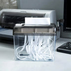 A6 Paper Shredder Mini Multifunctional Manual Bill Office Documents Shredder Destroyer Waste Paper Strip Cutting Machine