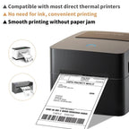 4x6Inch Shipping Labels For Thermal Shipping Label Printer 100/500PCS 100x150mm Thermal Label Paper For Business Express Waybill