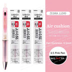 ZEBRA SARASA Dry airfitgrip Gel Pen 0.5/0.4mm Black Core Quick-Drying Smooth Writing Stylos boligrafo gel Stationery for school