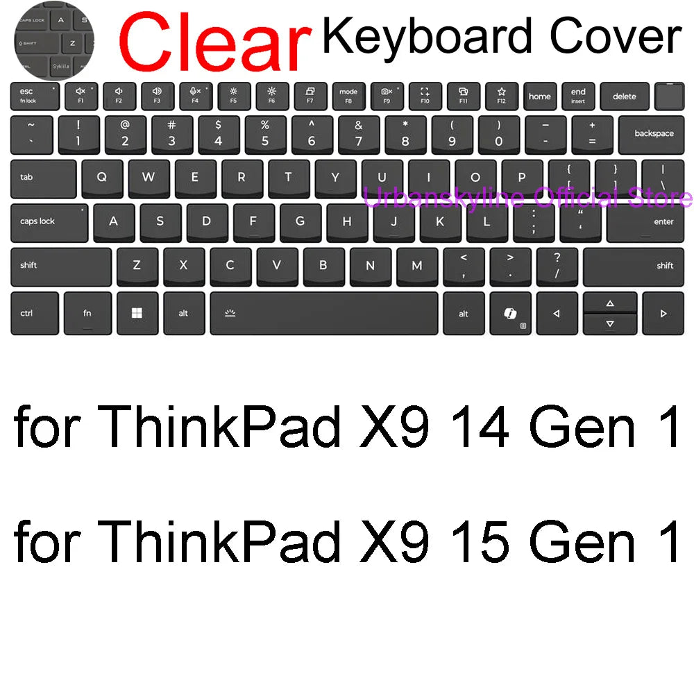Keyboard Cover for Lenovo ThinkPad 14 X1 Carbon X1 Gen 13 12 11 10 P1 E14 L14 P14s T14 T14s P1 Silicone Protector Skin Case 2025