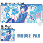 Project Sekai Birthday Full Character 25-ji Nightcord de PJSK Mouse pad Table Mat Gaming XXL Anime Mousepad Keyboard Desktop Mat