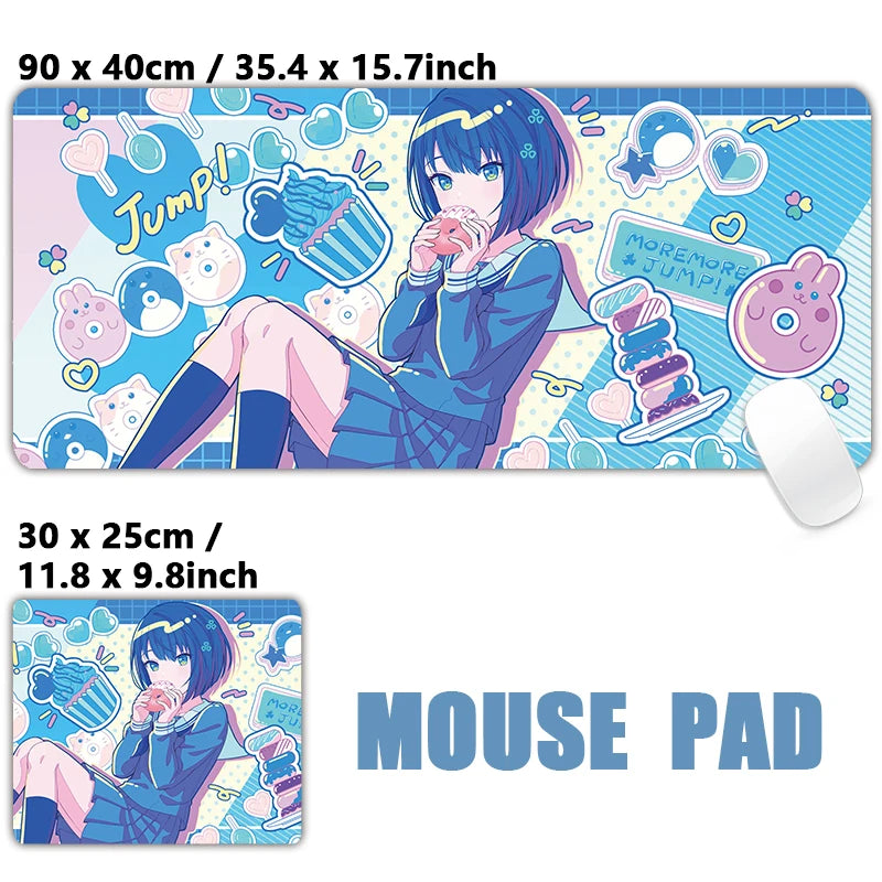 Project Sekai Birthday Full Character 25-ji Nightcord de PJSK Mouse pad Table Mat Gaming XXL Anime Mousepad Keyboard Desktop Mat