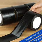 Black Super Adhesive Fabric Duct Tape Electric bicycle seat repair tarpaulin repair Black Cloth-based Adhesive Tape Packing tape