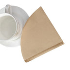 100pcs Coffee Filter Paper V-Shaped Wood Pulp Drip Paper Cone Coffee Strainer Bag Espresso Tea Infuser Accessories