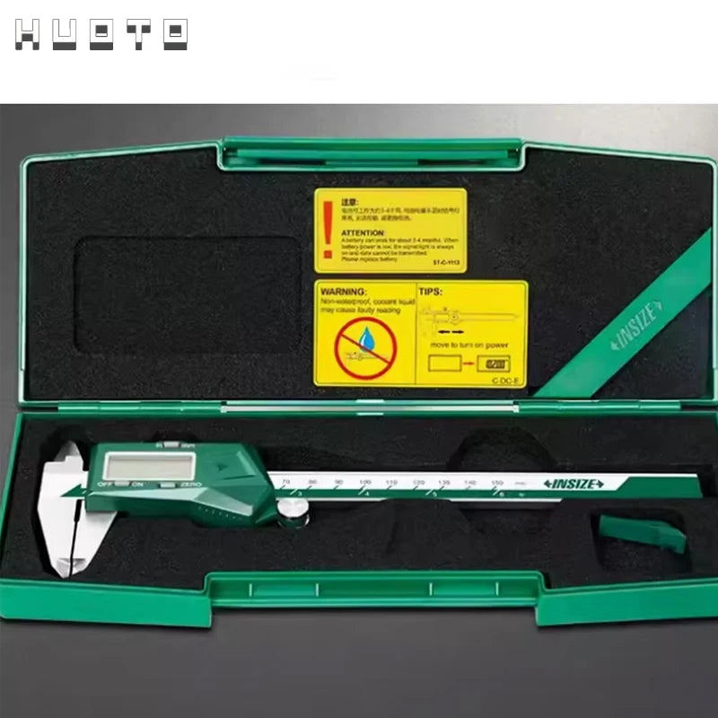Insize Electronic Digital Caliper 1108 Series Stainless Steel 0.01 Precision 150mm 200mm 300mm Measurement Tool