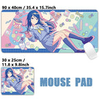 Project Sekai Birthday Full Character 25-ji Nightcord de PJSK Mouse pad Table Mat Gaming XXL Anime Mousepad Keyboard Desktop Mat