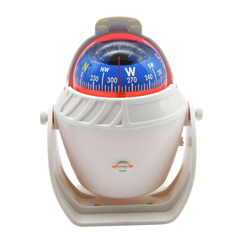Marine Boat Navigation Compass Sea Position Pointer Waterproof Pivoting Compass Navigating Tools Sailing Tool Boat Accessories