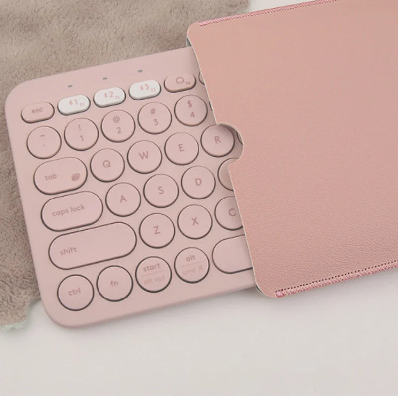 PU Leather Keyboard Case Wireless Keyboard Storage Bag For Logitech K380 Keyboard Dust Cover