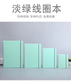 A6 A5 B5 A4 Green Spiral Book Coil Notebook To-Do Lined DOT Blank Grid Paper Journal Diary Sketchbook For School Stationery