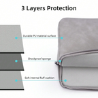 PU sheepskin leather fabric Waterproof Leather 9.7-15.6 inch Tablet PC Carrying Case Protective  Notebook Shockproof Cover