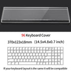 Acrylic Mechanical Keyboard Dust Cover New Mechanical Gaming Keyboard 104 Keys Mouse Protection Transparent Cover