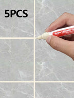1/5/10PC  Waterproof Marker Pen Wall Seam Repair Tiles Grout Markers Pens Floor Bathroom Decontamination Paint Brush Tools