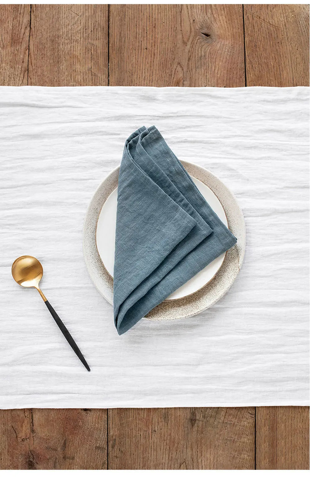 High Quality 100% Linen Napkins Restaurant Wedding Dinner Solid Color Cloth Pure Linen Classical Custom Home Table Napkin