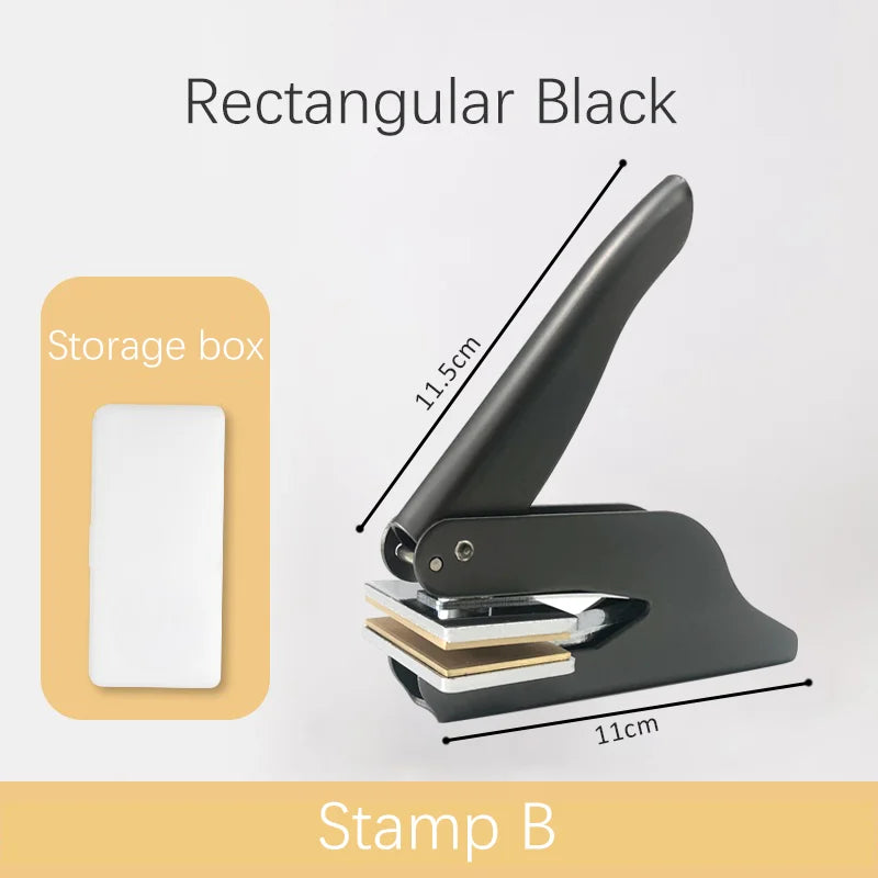 Book Wedding Embosser Stamps Customized Designs Personalized Embossing Stamp Custom Handheld Envelope Invitation Card Seals DIY