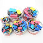 Colorful Metal Binder Clips Paper Clip Office Stationery Binding Long Tail Clip Colored Ticket Clip Tailcoat Clip