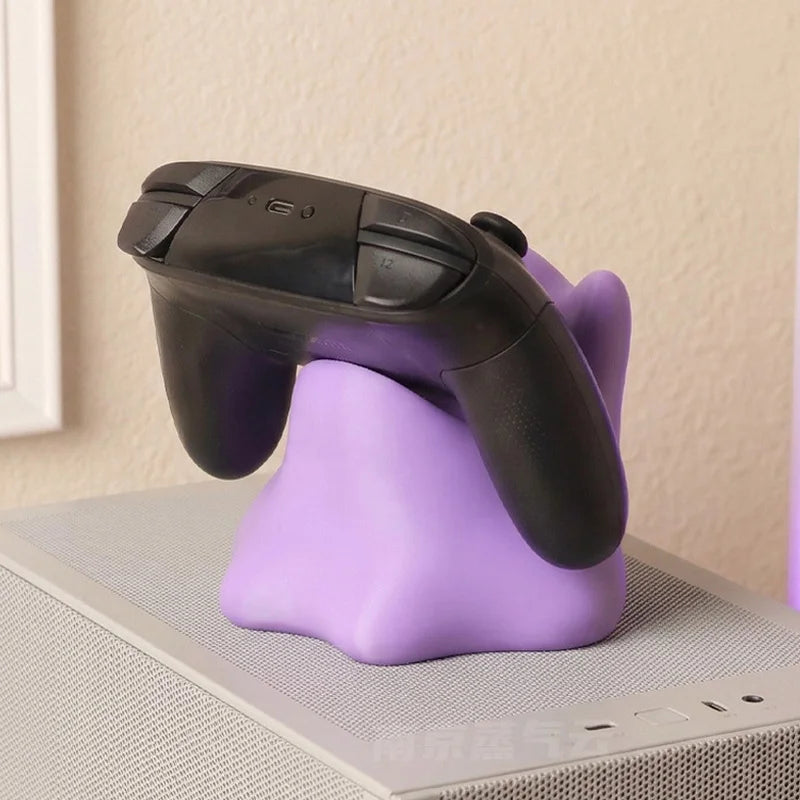 New Anime Ditto Universal Game Controller Stand Desktop Display Holder Compatible For Xbox Ps5 Switch Gaming Decor Doll Gift