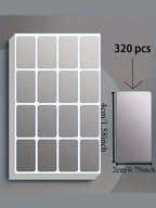 160Pcs-300Pcs-600Pcs Removable Waterproof Label Stickers Ideal for Organizing Office & Home Use Storage Freeze Food Design