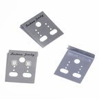 50pcs/lot 3.5x3cm Plastic Earrings Packing Cards Display Card for DIY Jewelry Earring Studs Retail Price Tag Earring Post Holder