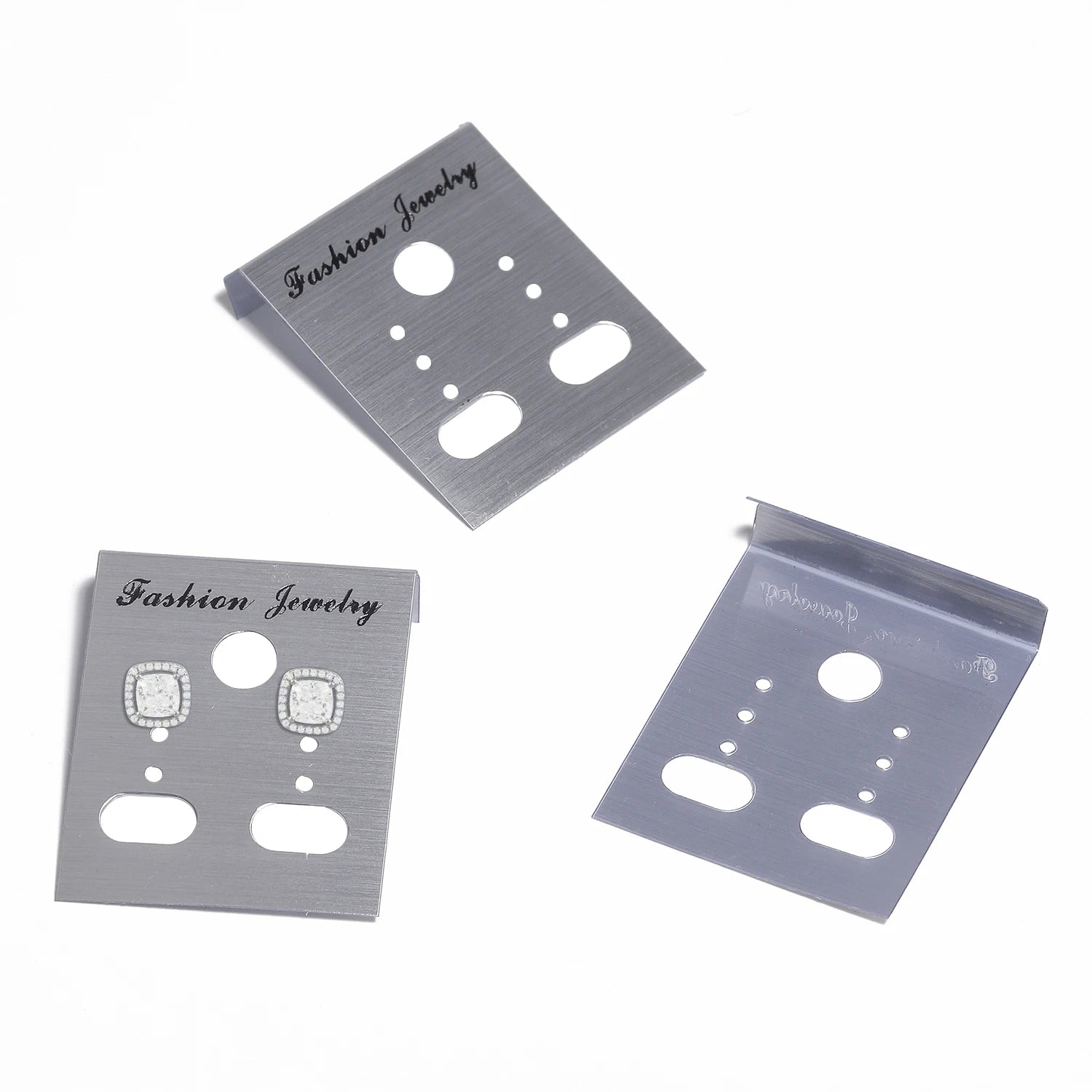 50pcs/lot 3.5x3cm Plastic Earrings Packing Cards Display Card for DIY Jewelry Earring Studs Retail Price Tag Earring Post Holder
