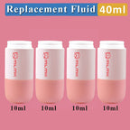 2 in 1 Thermal Paper Correction Fluid with Unboxing Knife Durable Home Anti Peep Identity Protection Fluid Eraser Stamp