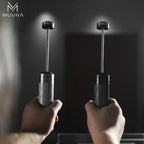 MUVNA 3-Speed Electric Milk Frother,Stainless Steel Handheld Coffee Mixer|Milk Beater&Foamer for Cappuccino/Latte Barista Tool