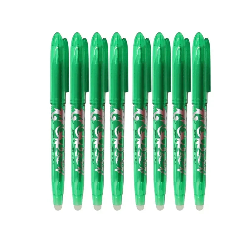 8/4pcs Erasable Gel Pen  Multi-Color0.5mm Tip Painting Writing Drawing School Black Blue Red Pink Orange Green Purple Light Blue